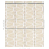 Schumacher Sina Stripe Sand Wallpaper