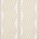 Schumacher Sina Stripe Sand Wallpaper