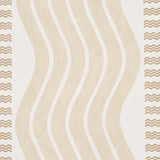 Schumacher Sina Stripe Sand Wallpaper