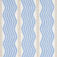 Schumacher Sina Stripe Blue Wallpaper