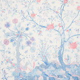Schumacher Amaltas Panel Set Blue & Red Wallpaper