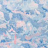 Schumacher Amaltas Panel Set Blue & Red Wallpaper