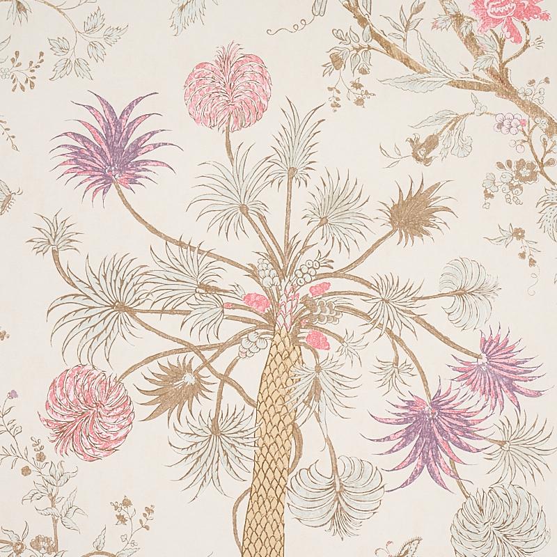 Schumacher Amaltas Panel Set Document Wallpaper