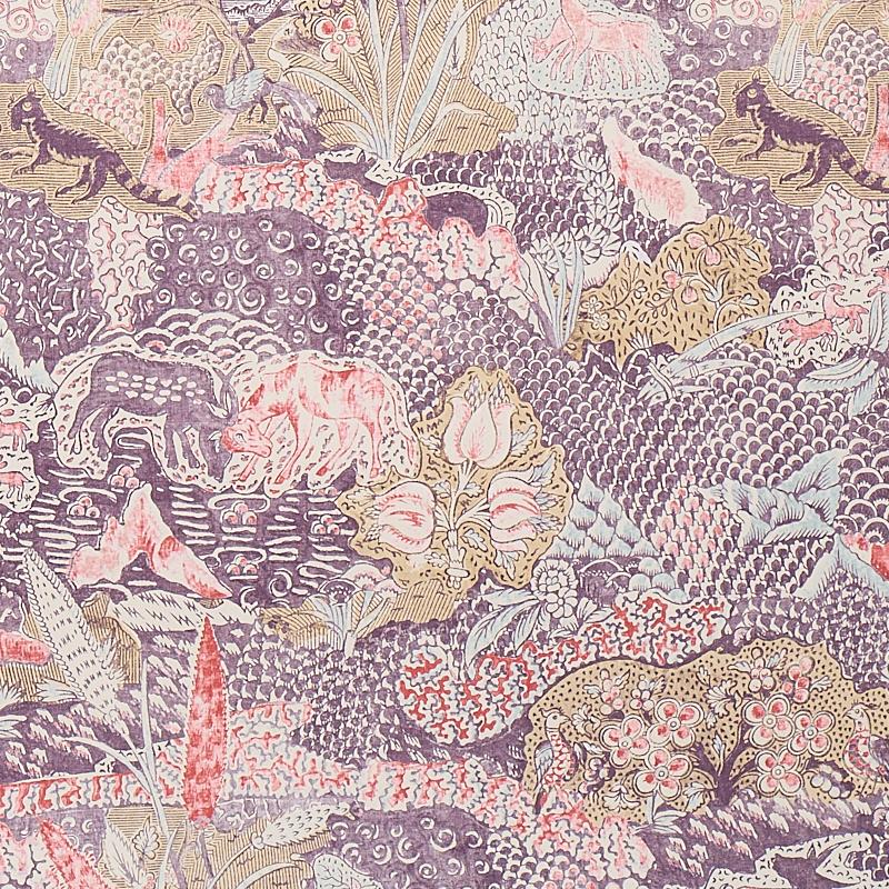 Schumacher Amaltas Panel Set Document Wallpaper