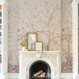 Schumacher Amaltas Panel Set Document Wallpaper
