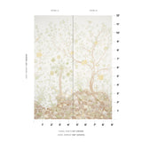 Schumacher Amaltas Panel Set Green & Yellow Wallpaper