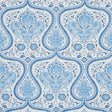 Schumacher Paisley Court Blue Wallpaper