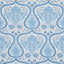Schumacher Paisley Court Blue Wallpaper