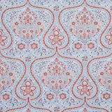 Schumacher Paisley Court Chambray Wallpaper