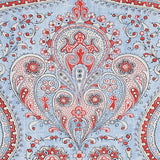 Schumacher Paisley Court Chambray Wallpaper