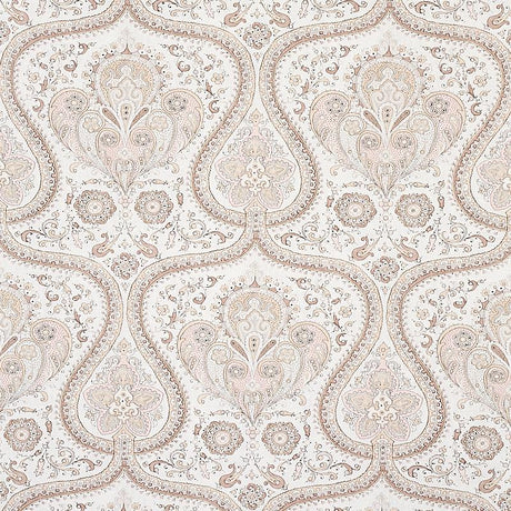 Schumacher Paisley Court Sand Wallpaper