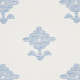Schumacher Rubia Blue Wallpaper