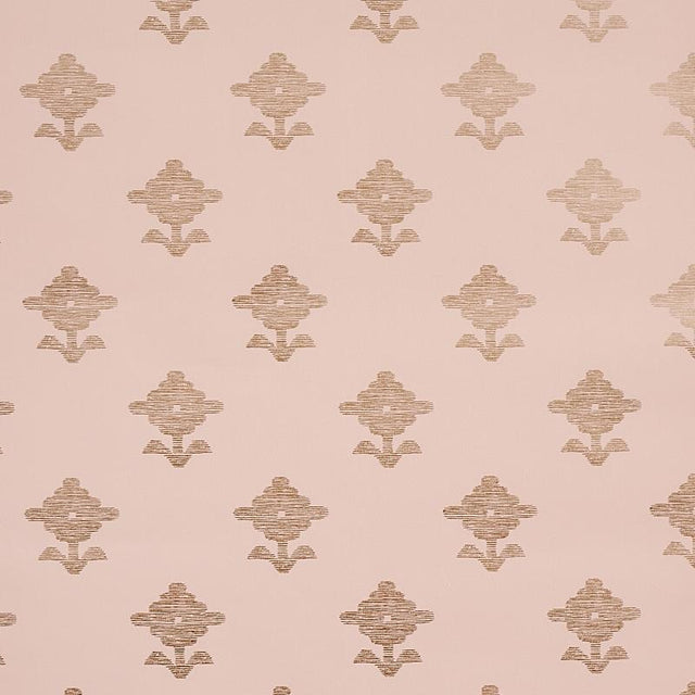 Schumacher Rubia Blush Wallpaper