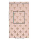 Schumacher Rubia Blush Wallpaper