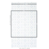 Schumacher Tabitha Orpington Blue Wallpaper