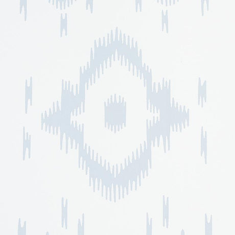 Schumacher Tabitha Orpington Blue Wallpaper