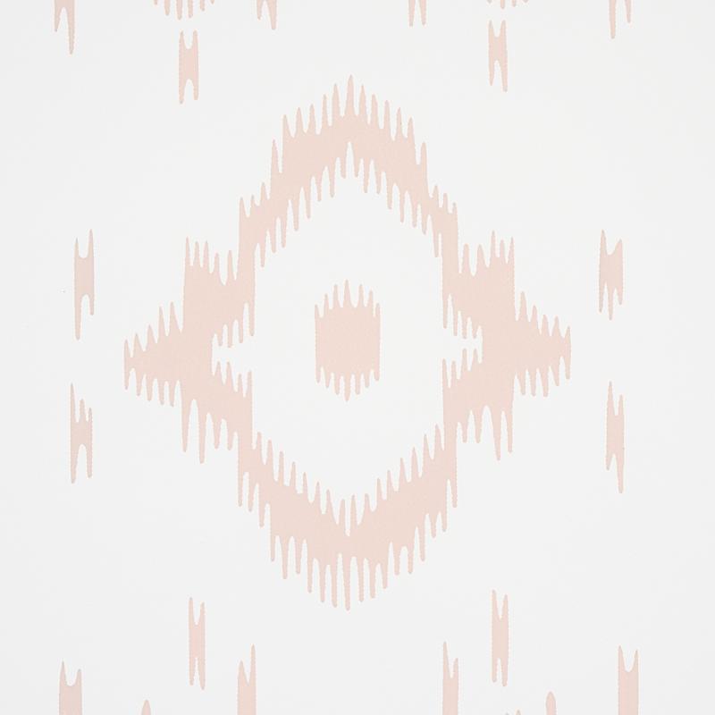 Schumacher Tabitha Quiet Pink Wallpaper