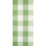 Schumacher Willa Check Large Leaf Wallpaper