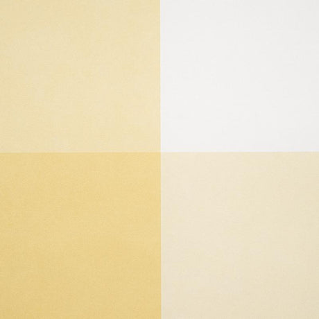 Schumacher Willa Check Large Yellow Wallpaper