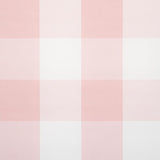 Schumacher Willa Check Large Pink Wallpaper