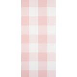 Schumacher Willa Check Large Pink Wallpaper