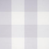 Schumacher Willa Check Large Lavender Wallpaper