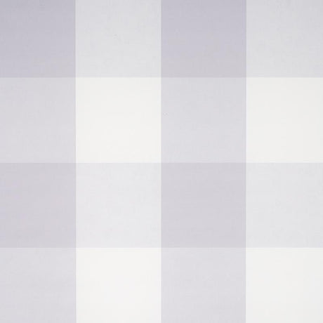 Schumacher Willa Check Large Lavender Wallpaper