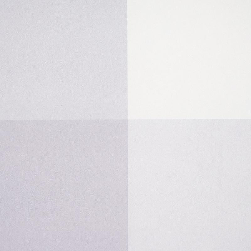Schumacher Willa Check Large Lavender Wallpaper