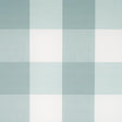 Schumacher Willa Check Large Seaglass Wallpaper