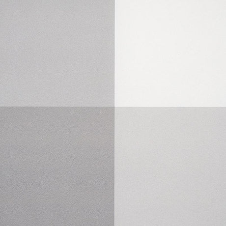 Schumacher Willa Check Large Grey Wallpaper