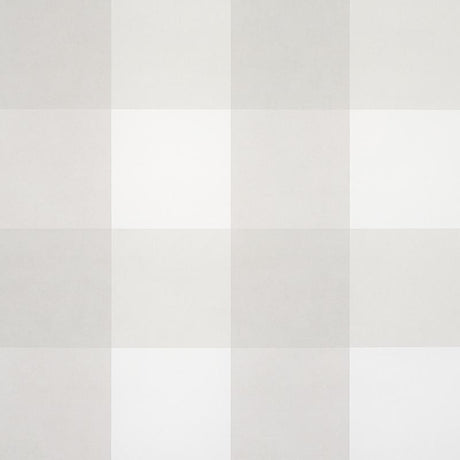 Schumacher Willa Check Large Birch Wallpaper