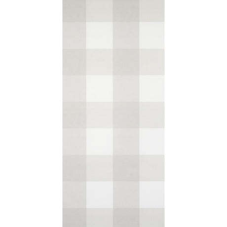 Schumacher Willa Check Large Birch Wallpaper