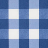 Schumacher Willa Check Small Navy Wallpaper