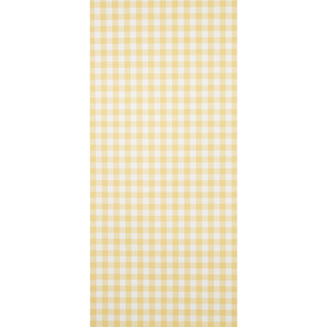 Schumacher Willa Check Small Yellow Wallpaper