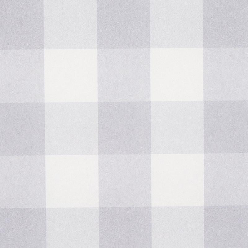 Schumacher Willa Check Small Lavender Wallpaper