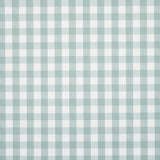Schumacher Willa Check Small Seaglass Wallpaper