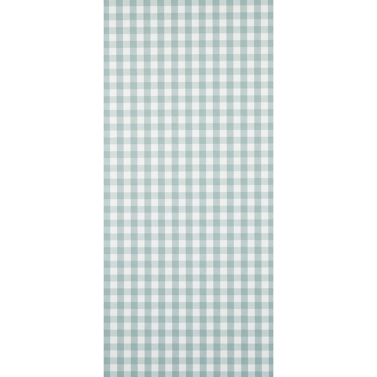 Schumacher Willa Check Small Seaglass Wallpaper