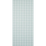 Schumacher Willa Check Small Seaglass Wallpaper