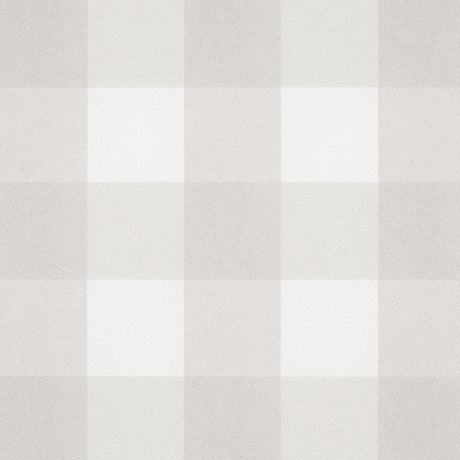 Schumacher Willa Check Small Birch Wallpaper