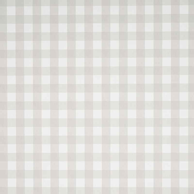 Schumacher Willa Check Small Birch Wallpaper