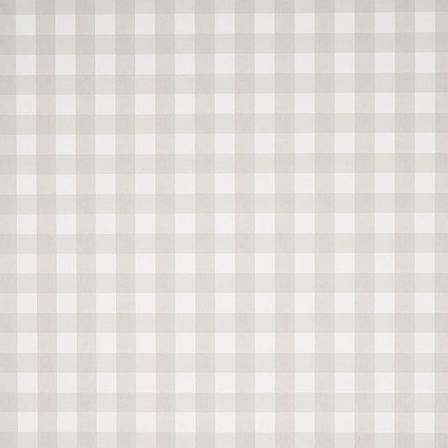 Schumacher Willa Check Small Birch Wallpaper