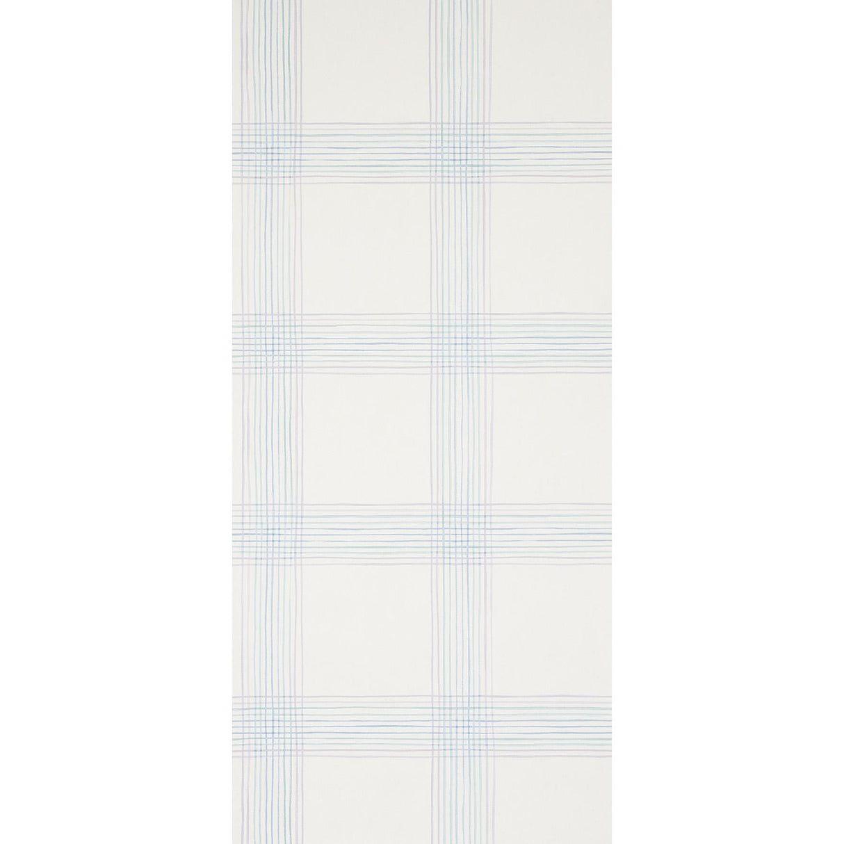 Schumacher Minerva Plaid Hyacinth Wallpaper