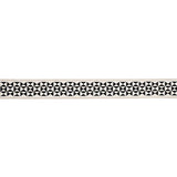 Schumacher Black Zulma Embroidered Tape
