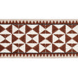 Schumacher Brown Zulma Embroidered Tape