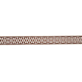 Schumacher Brown Zulma Embroidered Tape