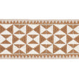 Schumacher Sand Zulma Embroidered Tape