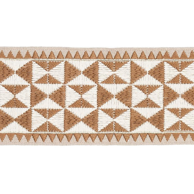 Schumacher Sand Zulma Embroidered Tape