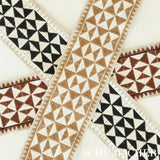 Schumacher Zulma Embroidered Tape Sand Trim