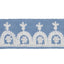 Schumacher Chambray Noelia Embroidered Tape