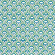 Schumacher Abelino Green & Peacock Fabric